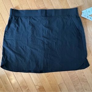 NWT RBX Size 2X Black Pull On Active Skort with Pockets